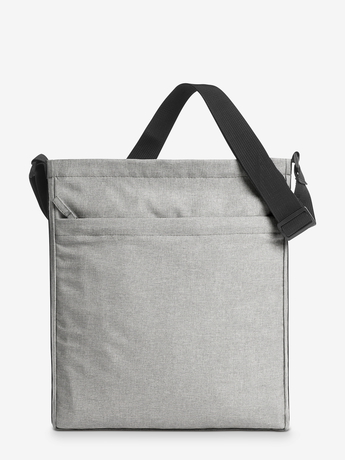 Umhaengetasche CIRCLE hellgrau-meliert front