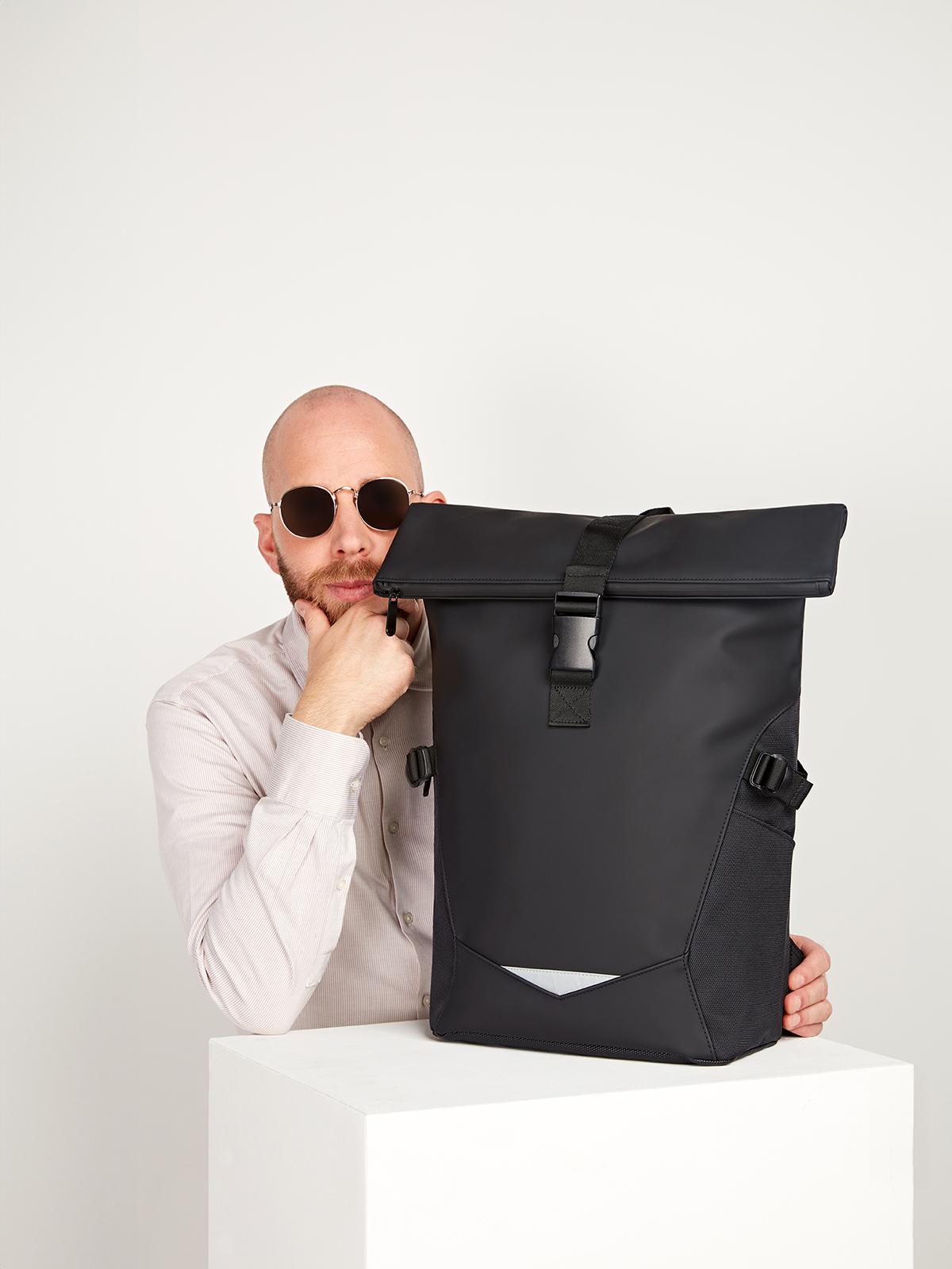 Notebook-Rucksack ORBIT schwarz mit Model