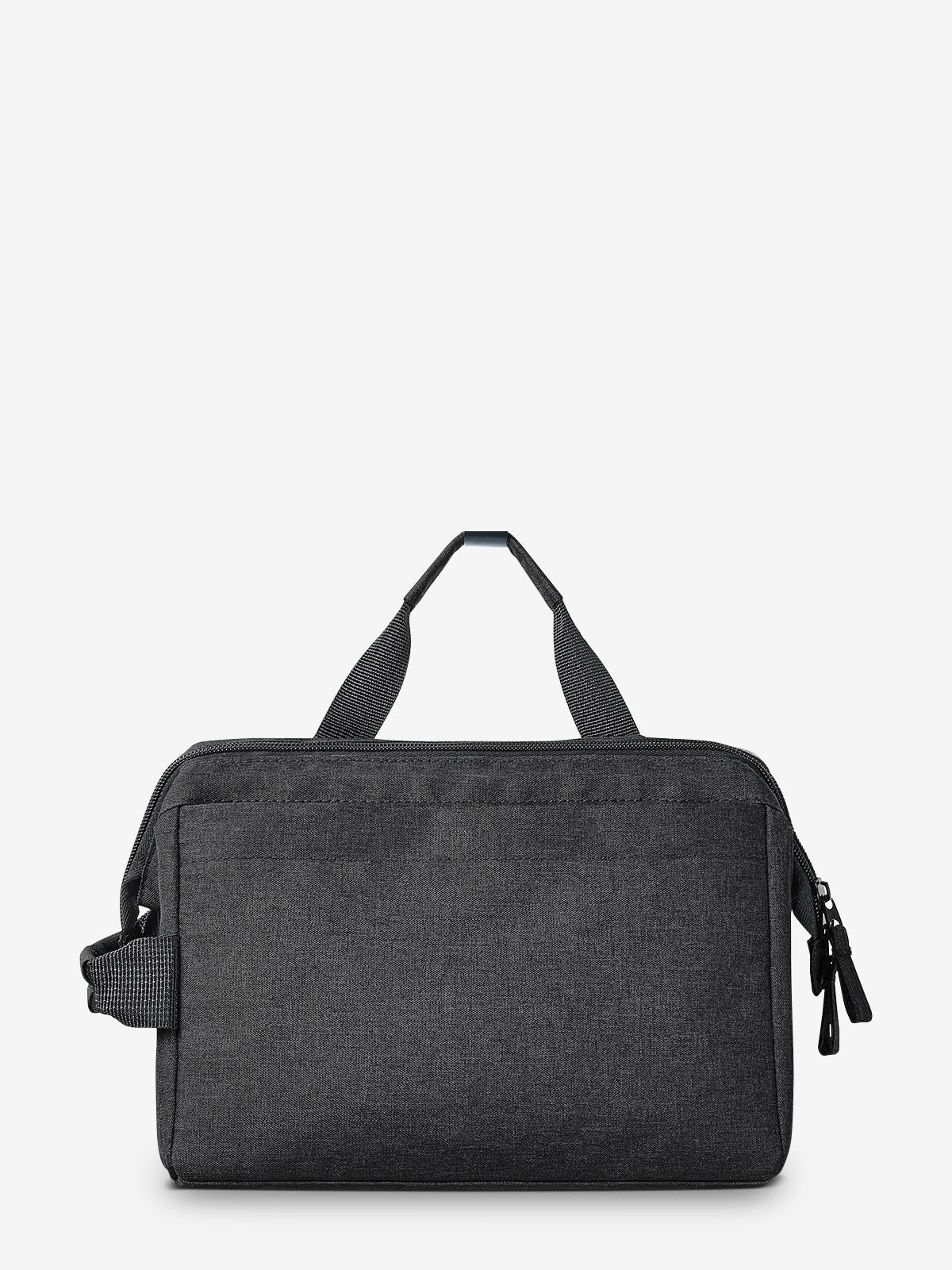 Reissverschluss-Tasche CIRCLE schwarz haengend