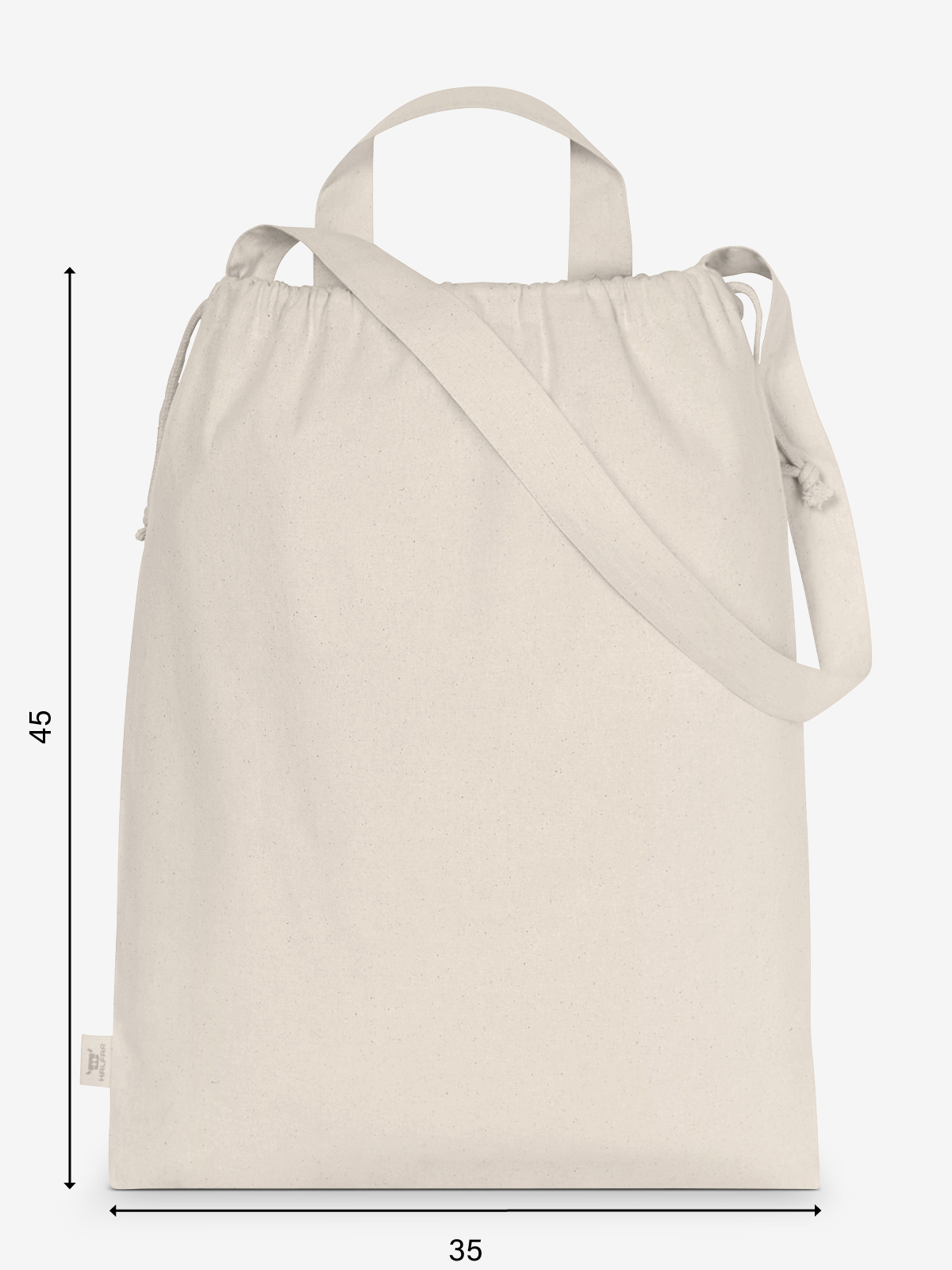 Abmessungen Baumwolltasche ORGANIC