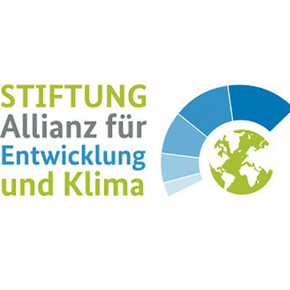 Logo der Stiftung Allianz für Entwicklung und Klima