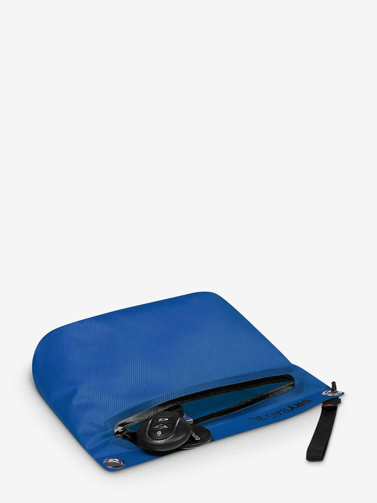 zipper bag DRYBAG royal-blue lying