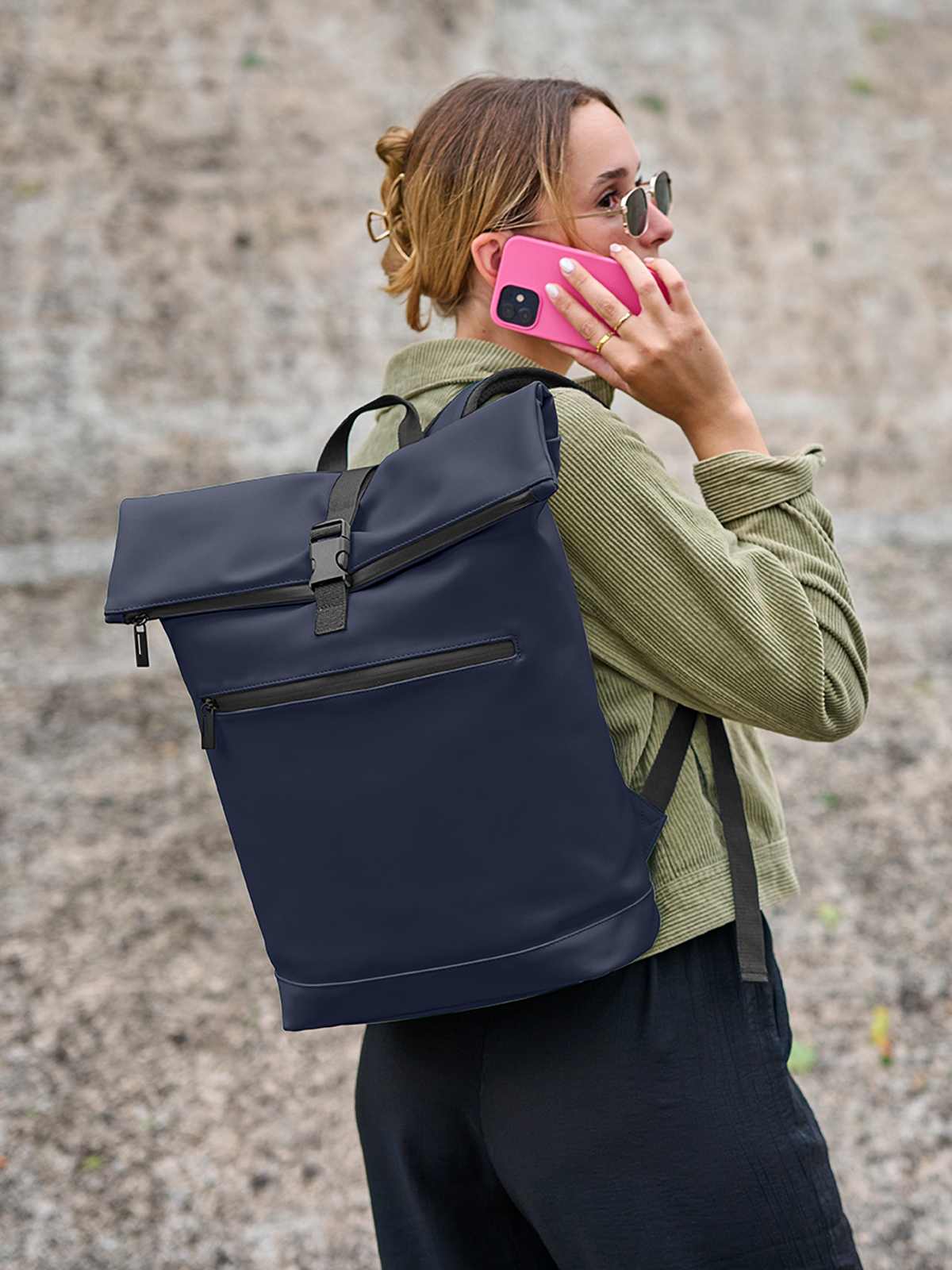 Laptop-Rucksack PURE marine mit Model