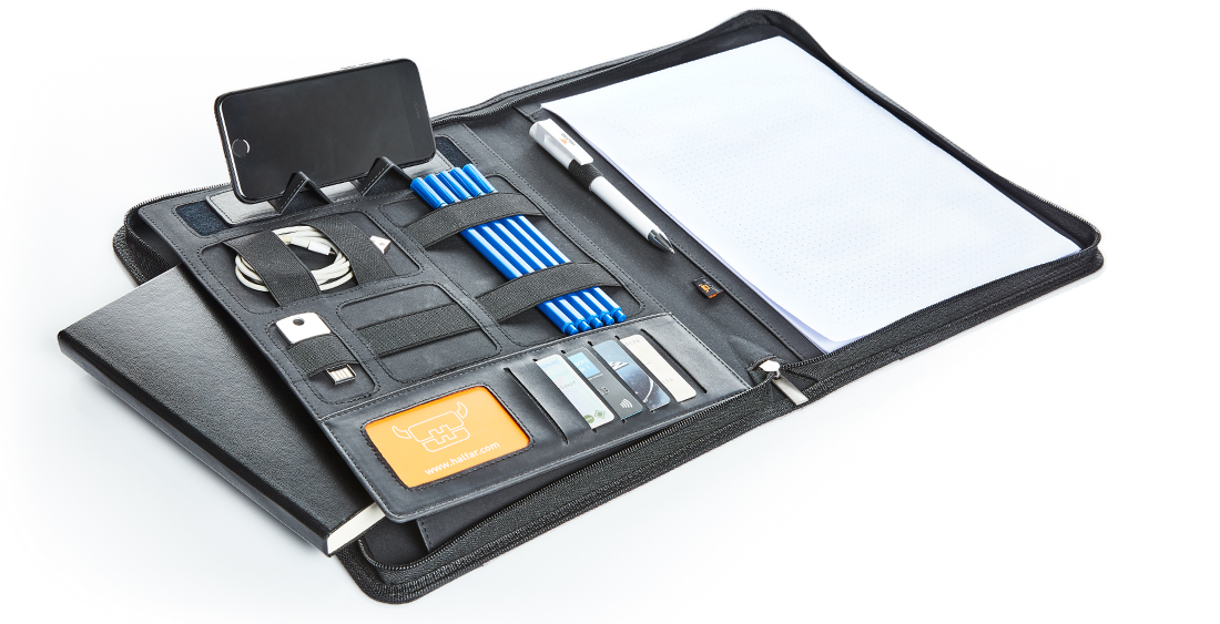 Mappen bedrucken präsentiert mit  der SCHREIBMAPPE WORK