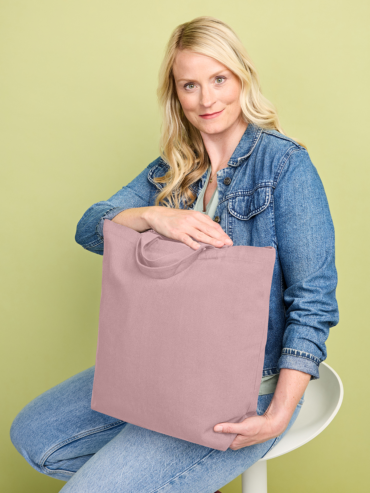 Freizeit-Shopper ORGANIC altrosa mit Model