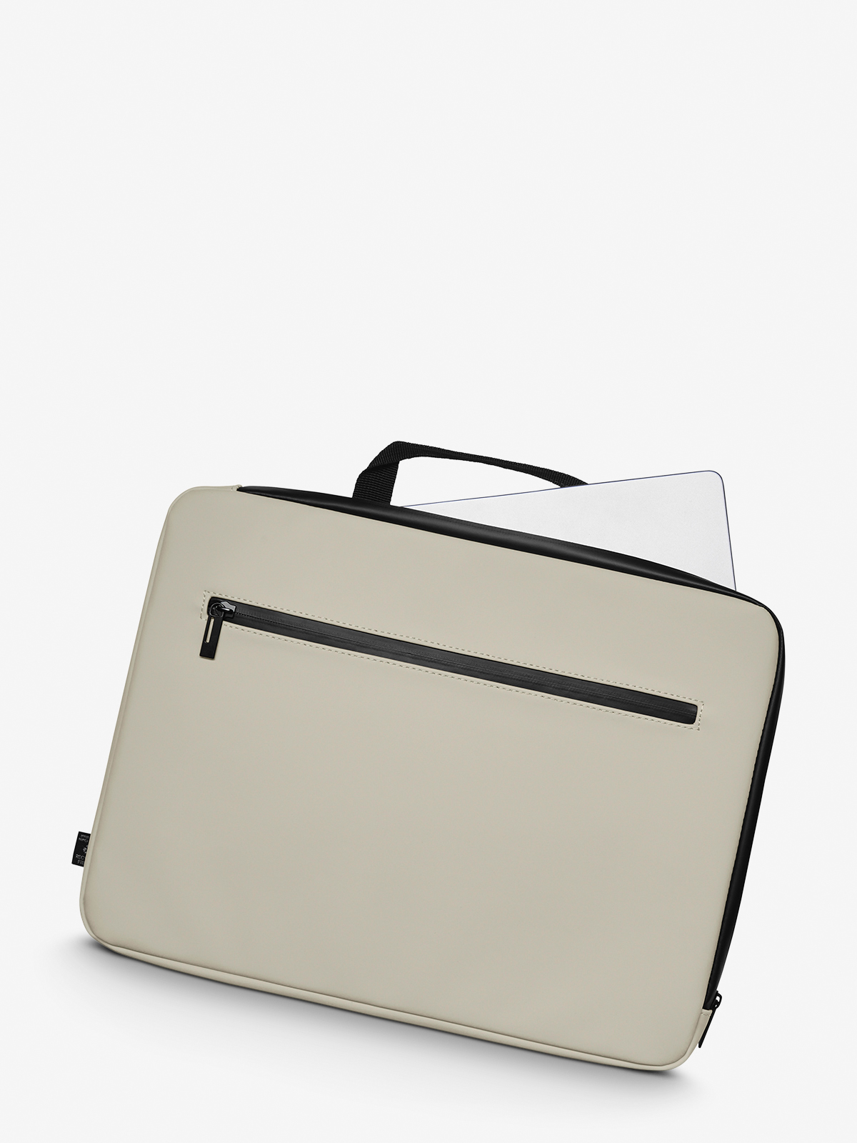 Laptop-Huelle PURE beige gefuellt