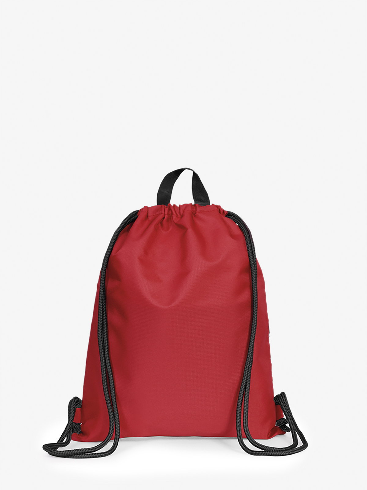 drawstring bag JOIN dark red back