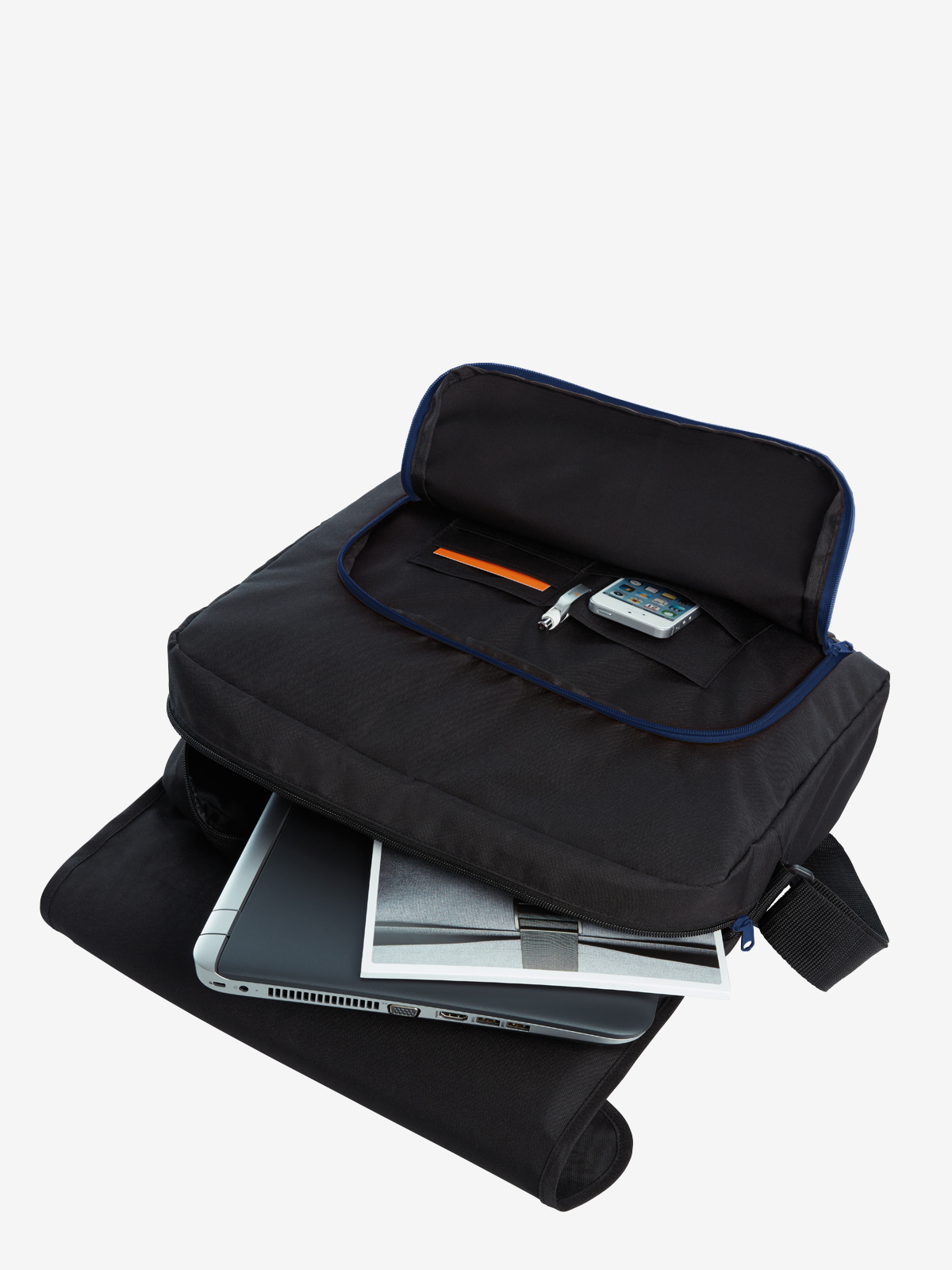 Notebook-Tasche EFFECT marine gefuellt