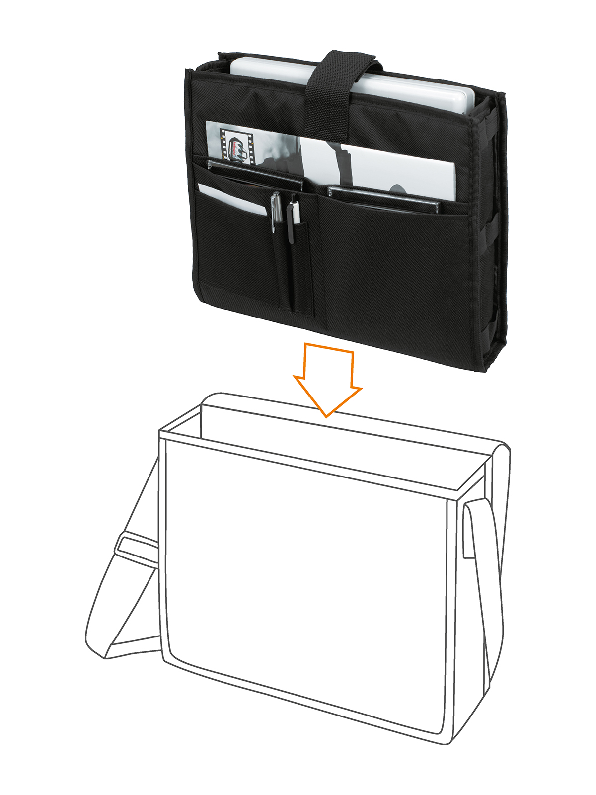 Laptop-Inlay illustration