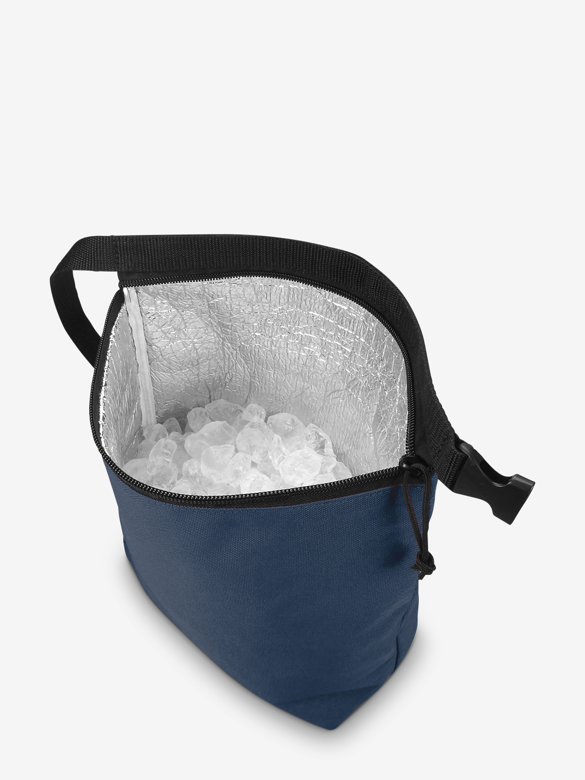 thermo bag FLOW navy filled with ice