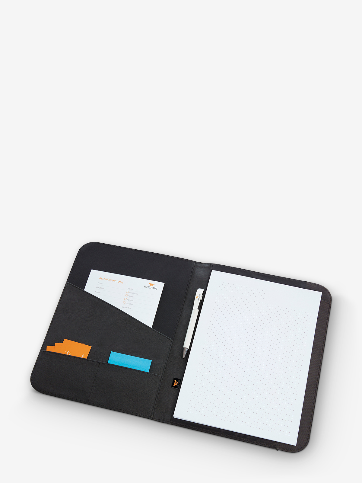 conference folder SCRIPT filled