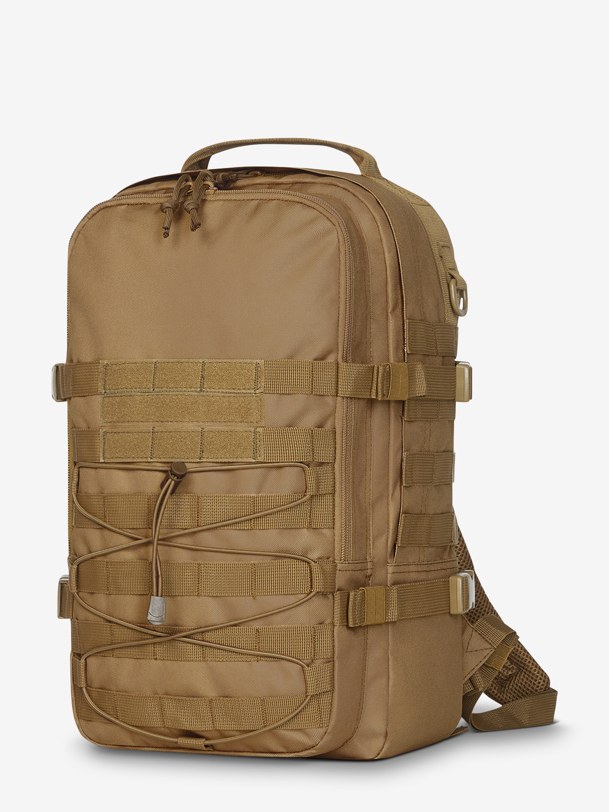 notebook backpack MOLLE coyote-brown