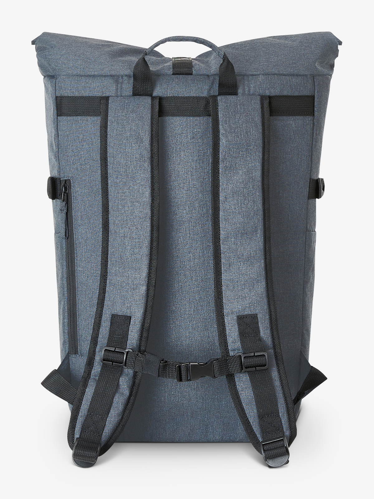 Notebook-Rucksack CIRCLE L blau-grau-meliert ruecken