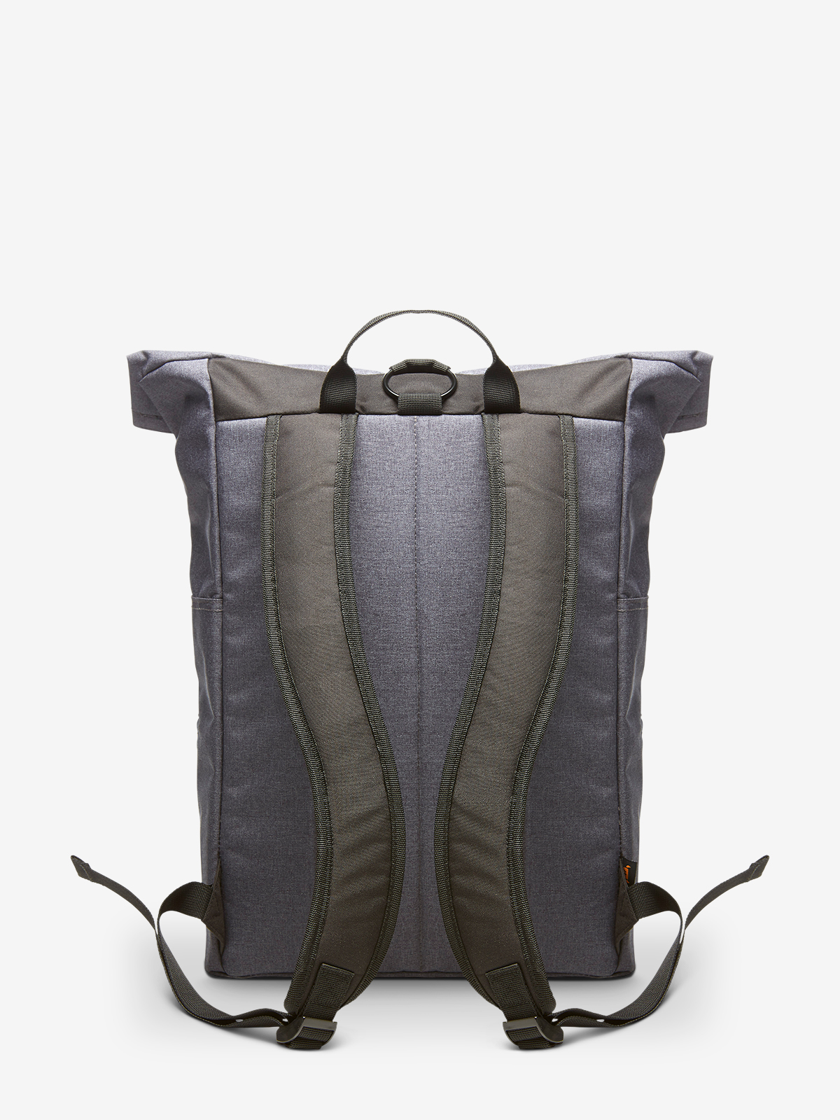 Notebook-Rucksack FASHION blau-grau-meliert rueckseite