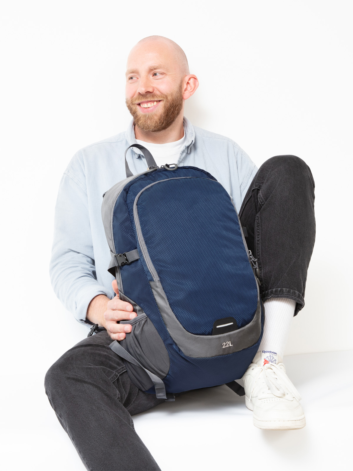 Rucksack STEP L marine mit Model