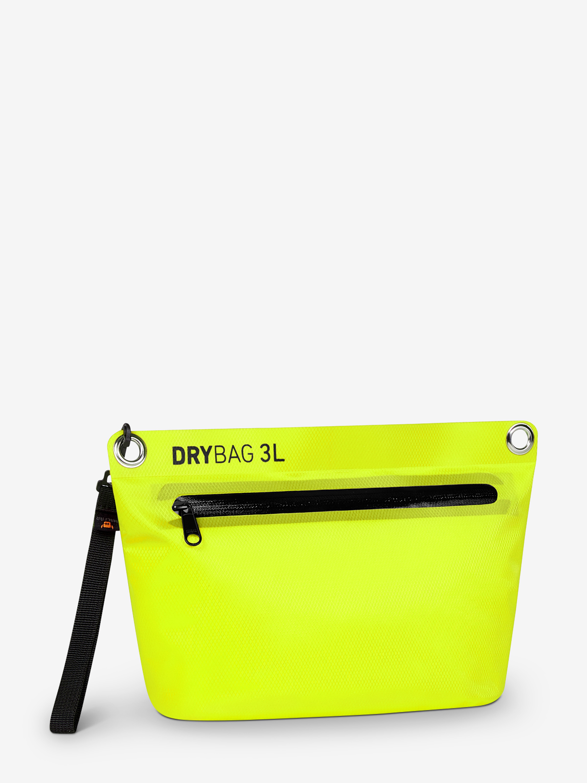 zipper bag DRYBAG neon-yellow