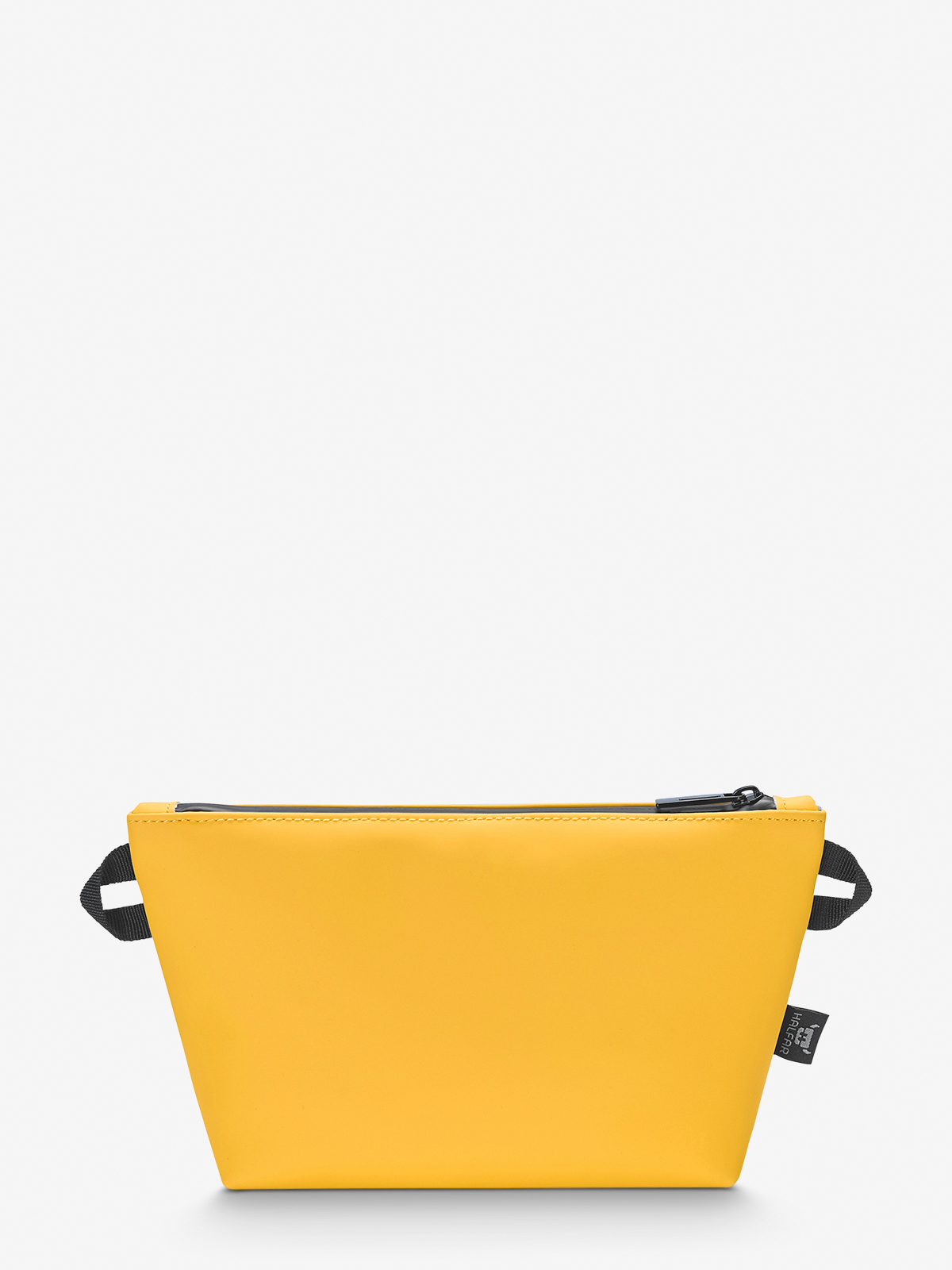 Reissverschluss-Tasche PURE gelb ruecken