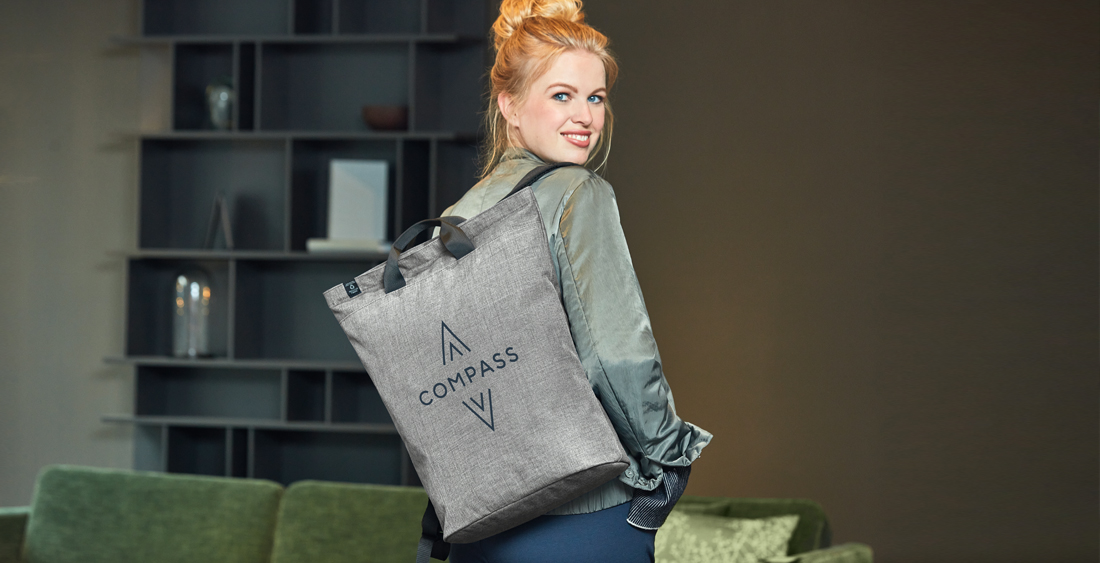 Laptoprucksäcke mit Logo präsentiert anhand des LAPTOP-RUCKSACK EUROPE