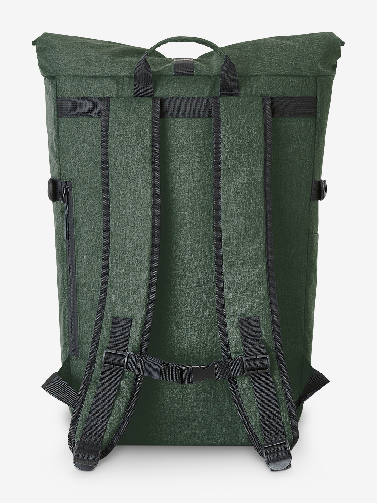 Notebook-Rucksack CIRCLE L gruen ruecken