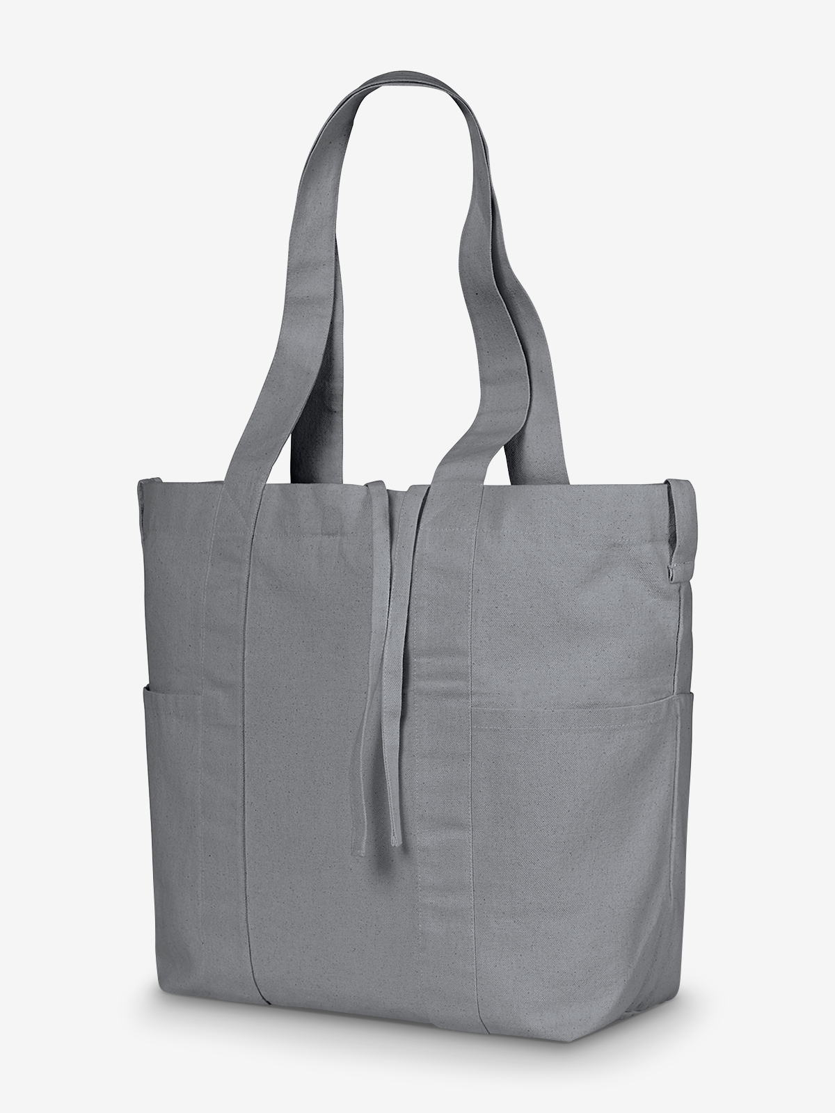 wellness shopper bag ORGANIC medium-grey inner band