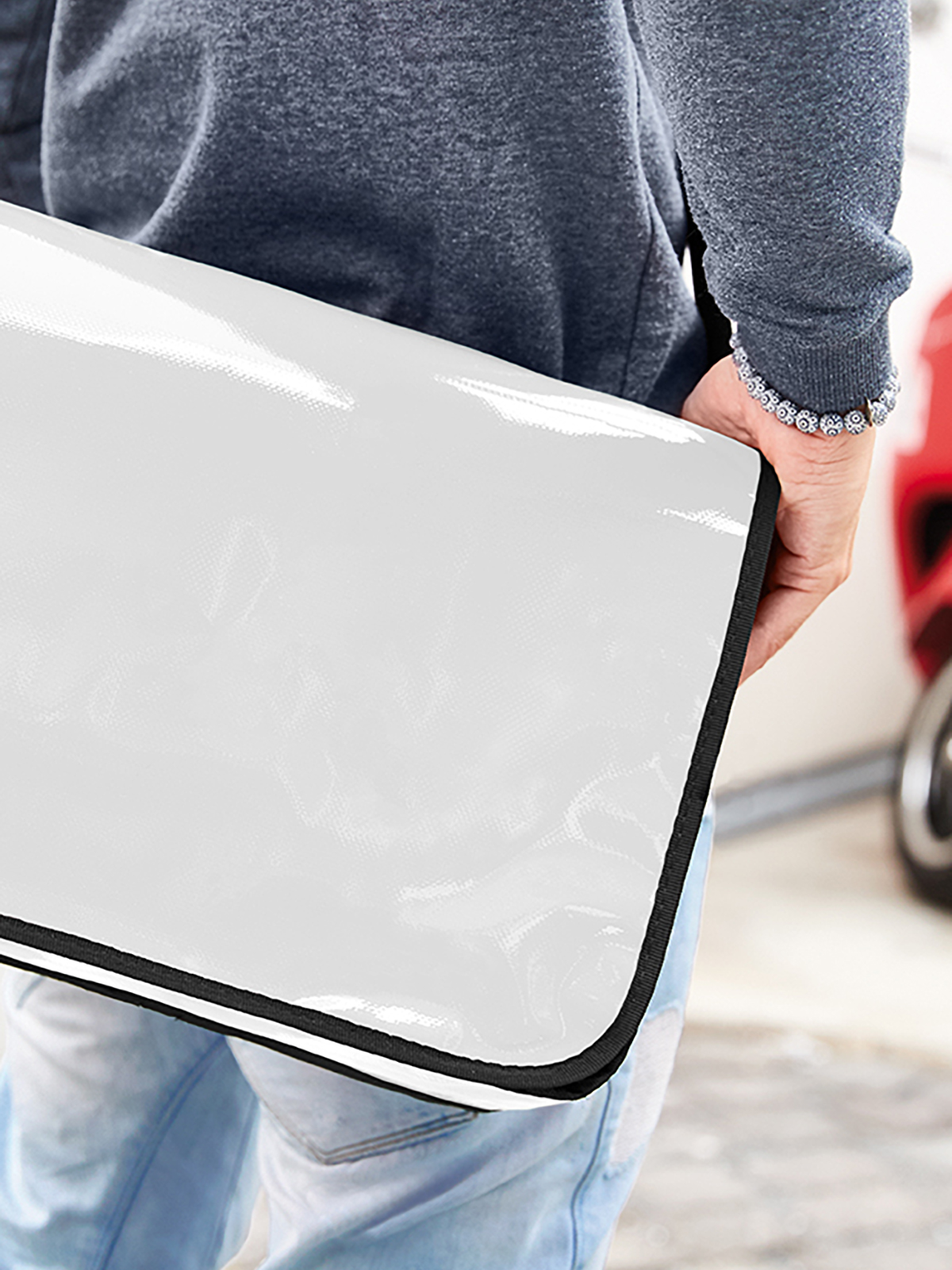 LorryBag® ECONOMY weiss mit Model