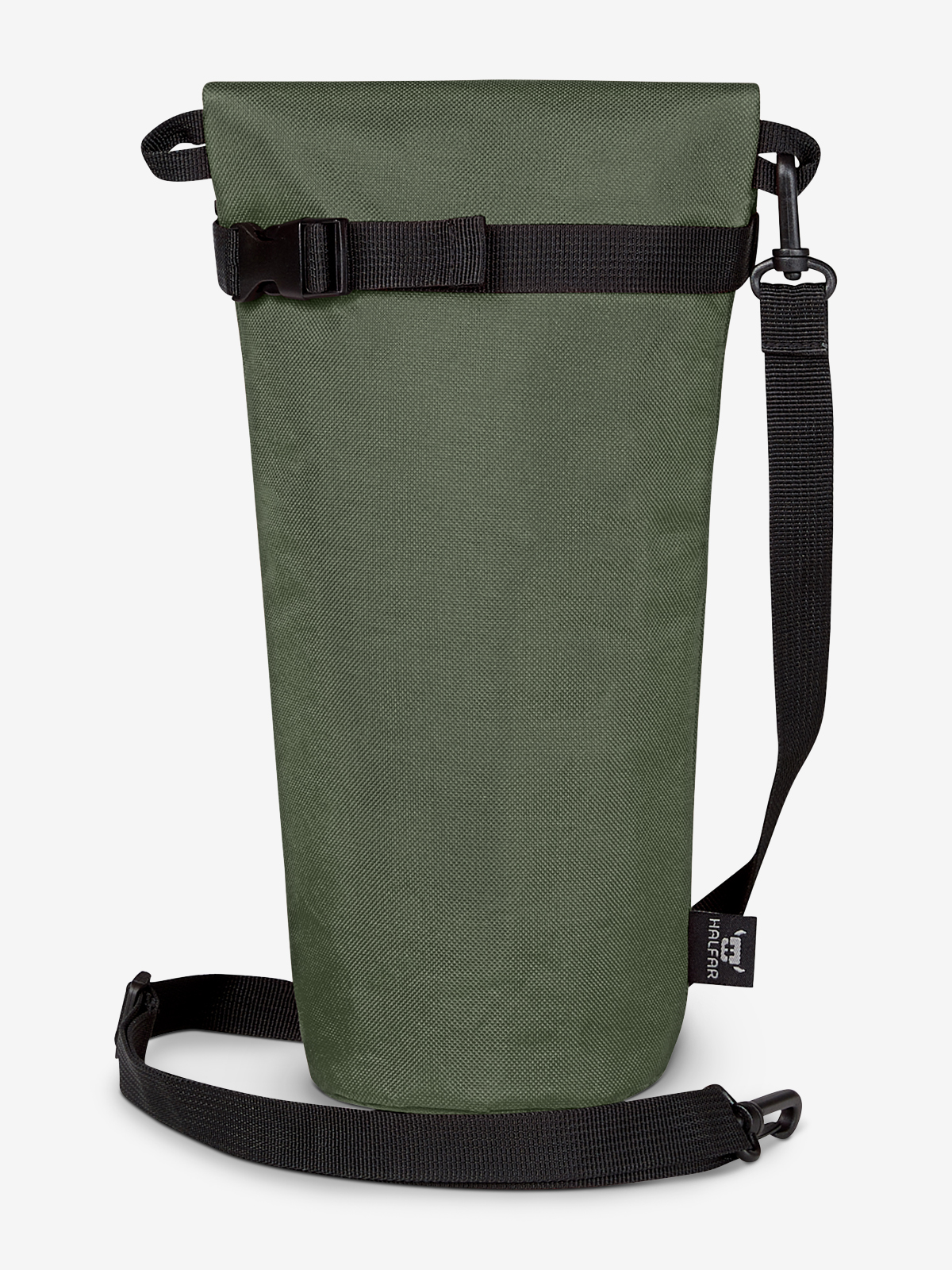 Thermobag BOTTLE oliv ruecken