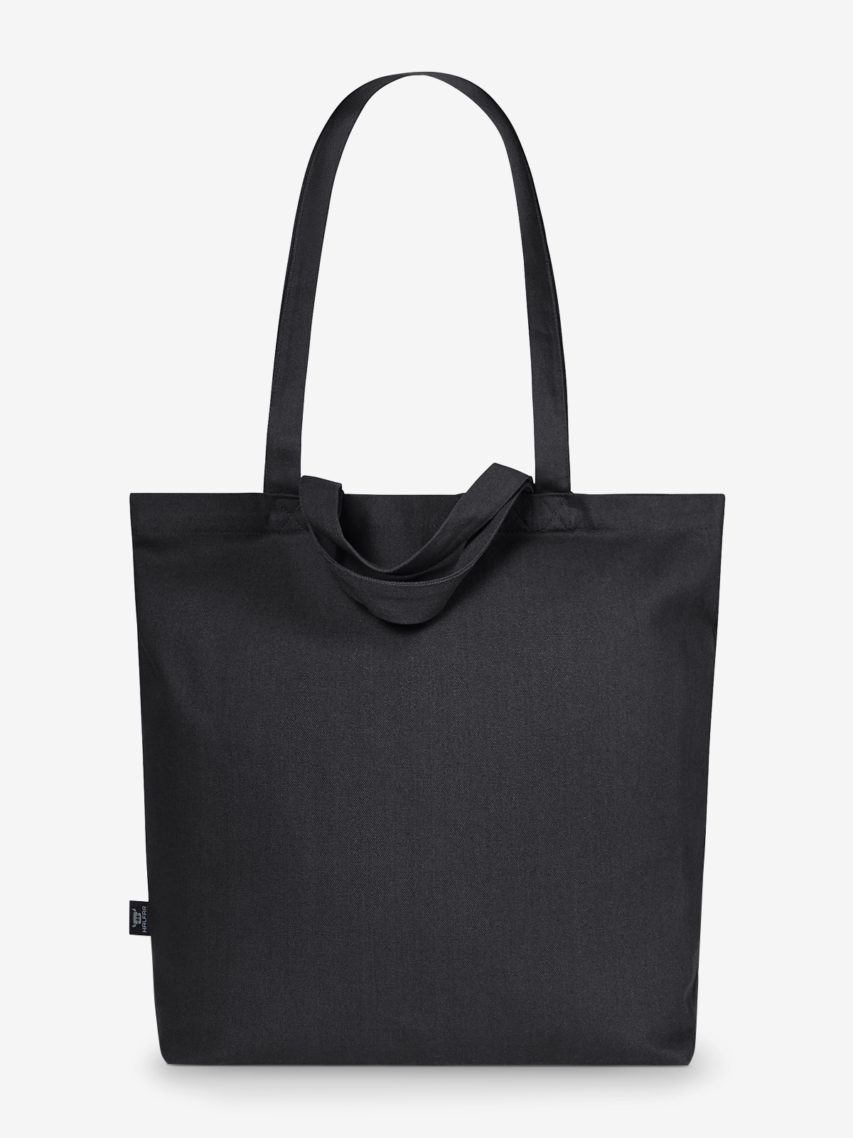 Freizeit-Shopper ORGANIC schwarz front