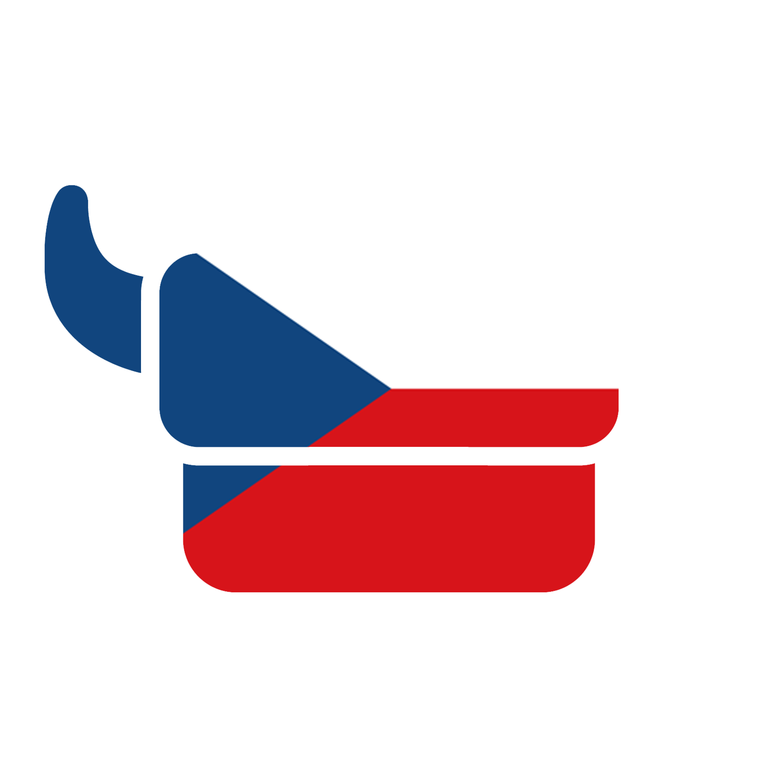 The HALFAR® International Partner logo in the colours of the Czechflag