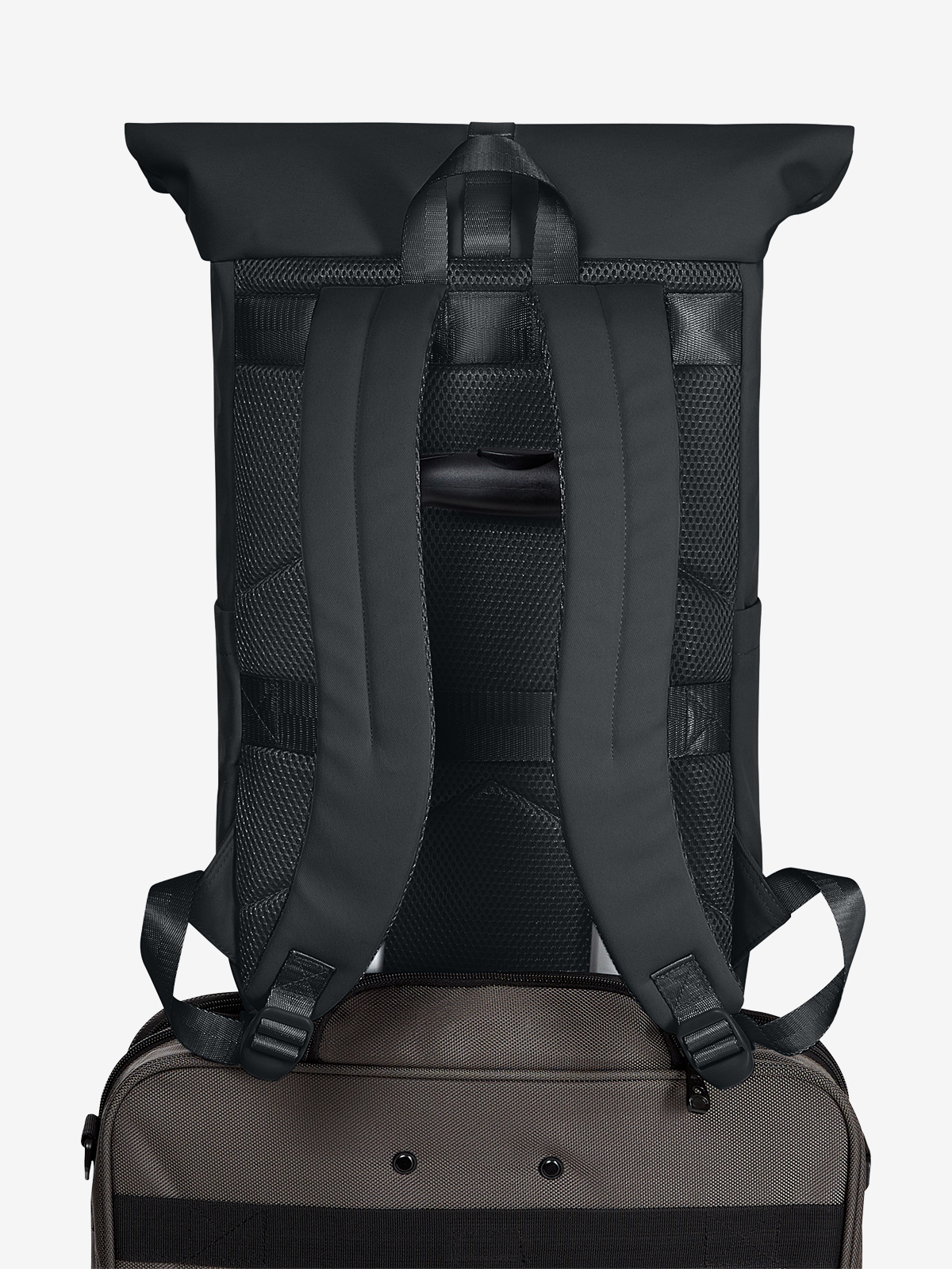 Laptop-Rucksack STAR schwarz trolley