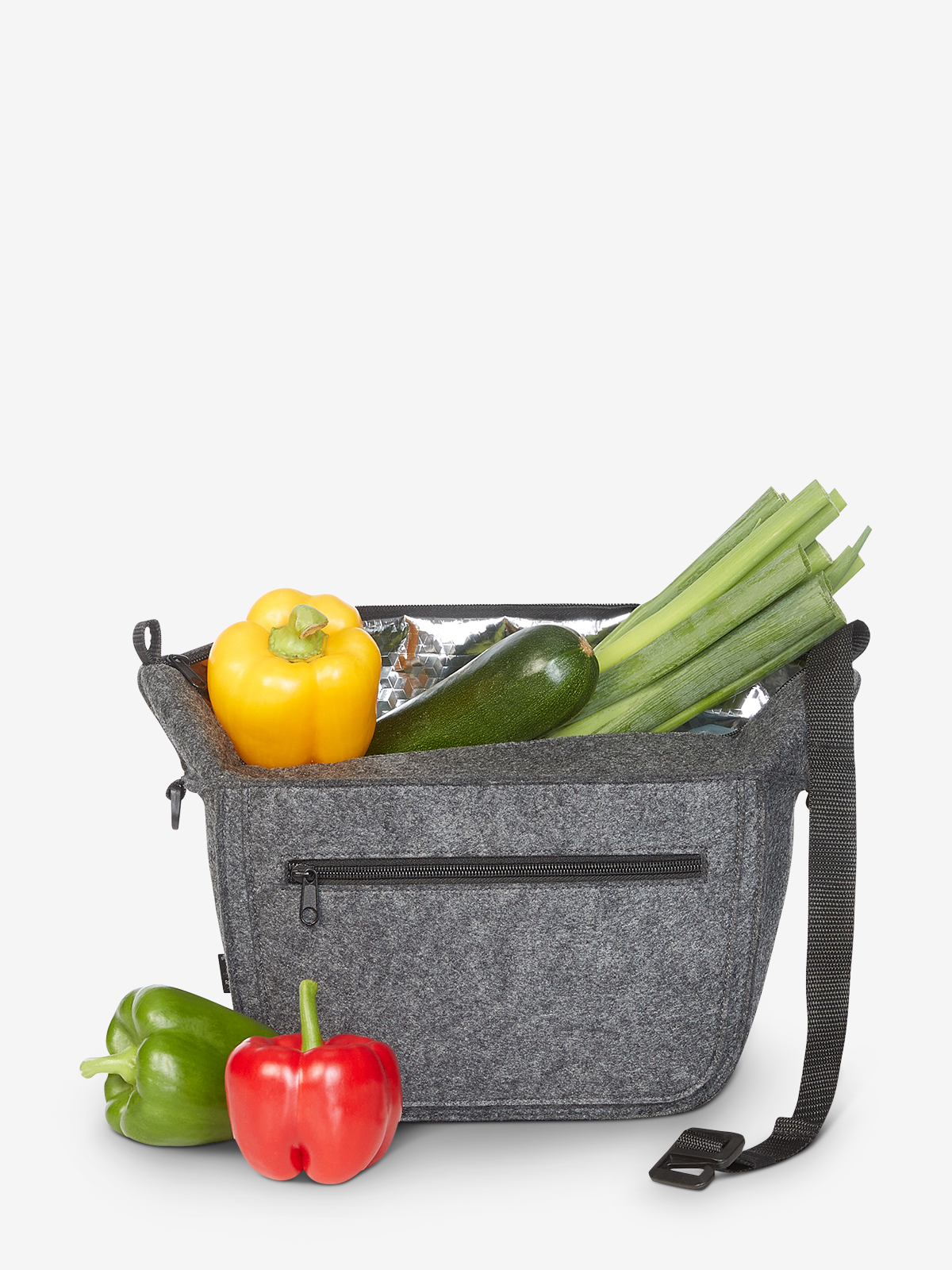 Filzlunchbag SOFTBASKET gefuellt