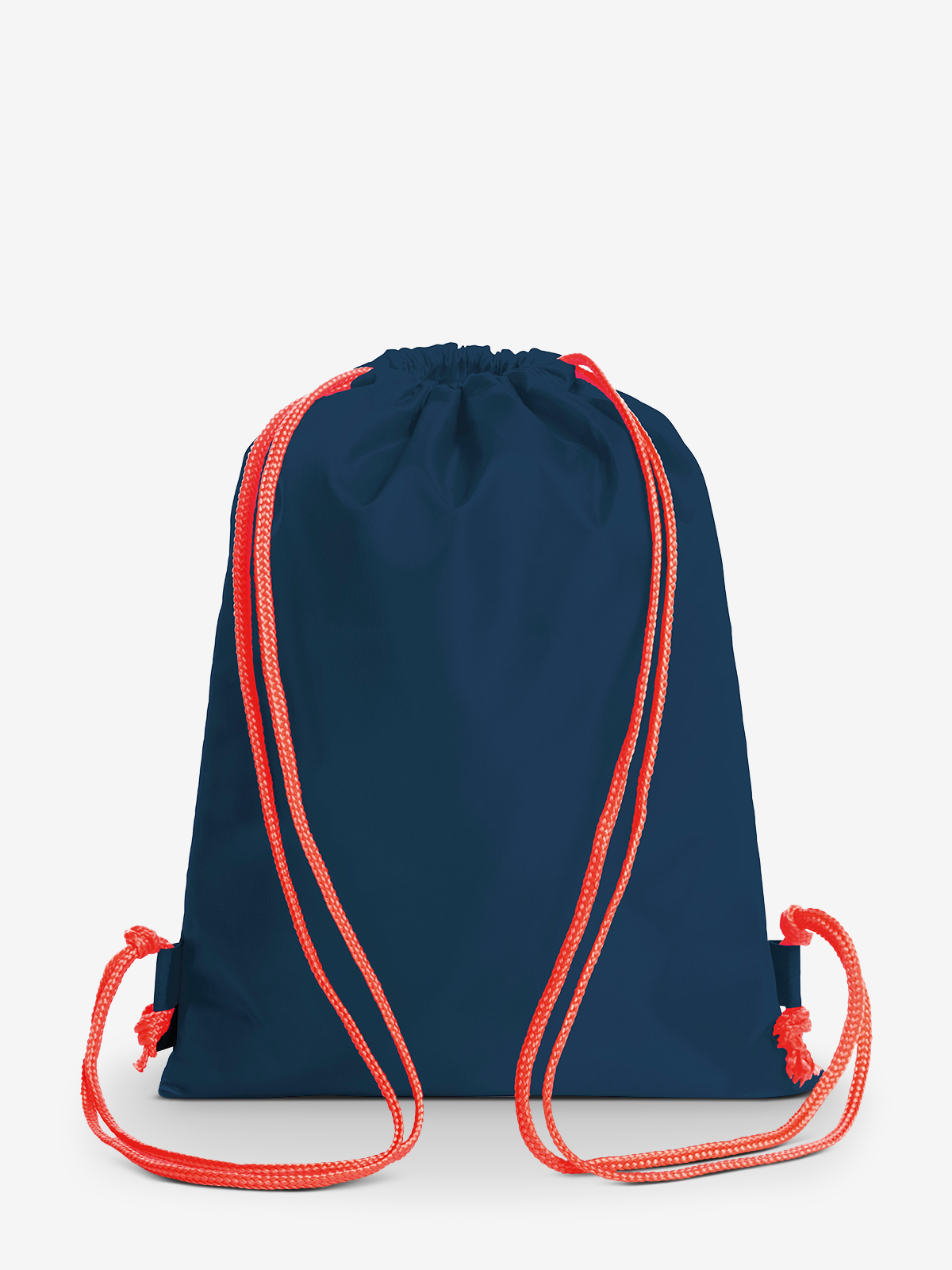 Zugbeutel PAINT marine-rot ruecken