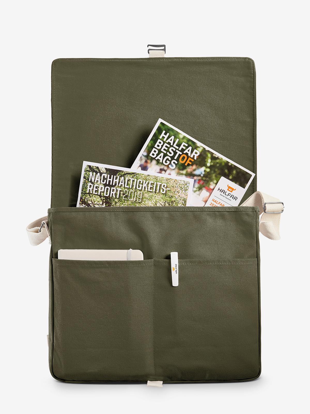 shoulder bag LIKE olive filled