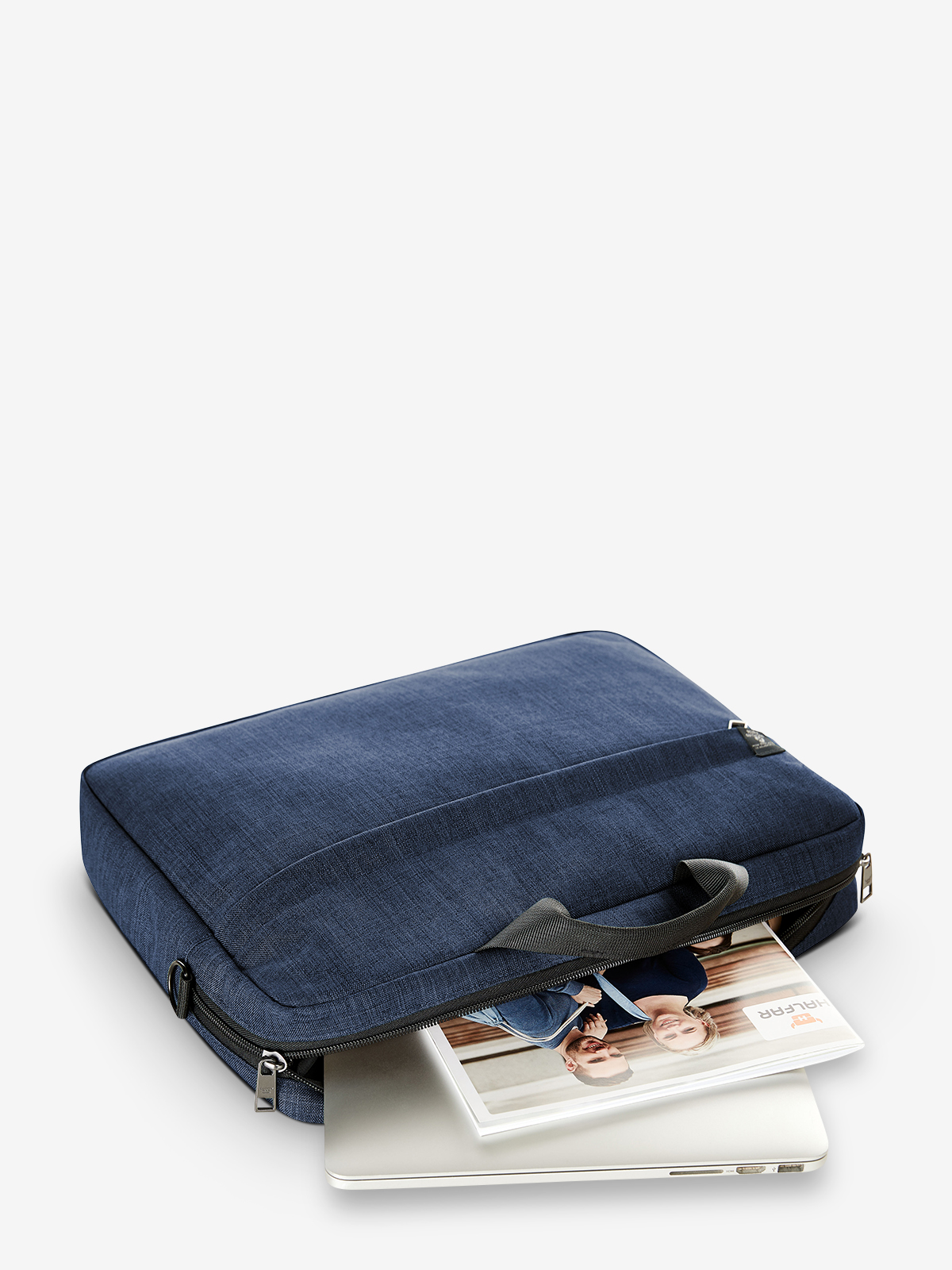 notebook bag EUROPE blue-sprinkle filled