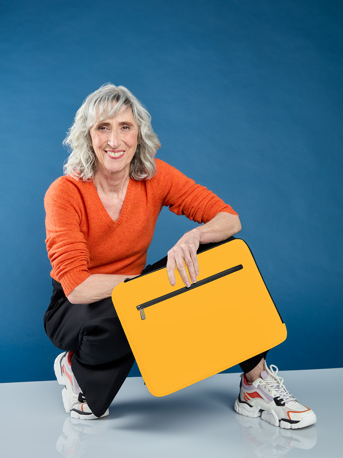 Laptop-Hülle PURE gelb mit Model