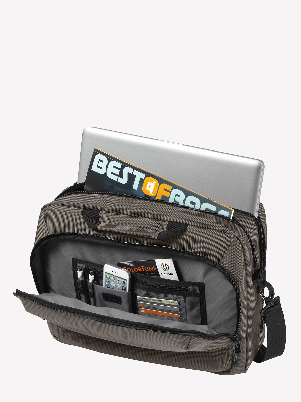 Business-Tasche MISSION taupe offen