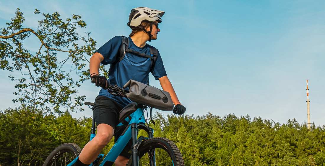 Fahrradtaschen bedrucken präsentiert als FAHRRAD-LENKERTASCHE CYCLE