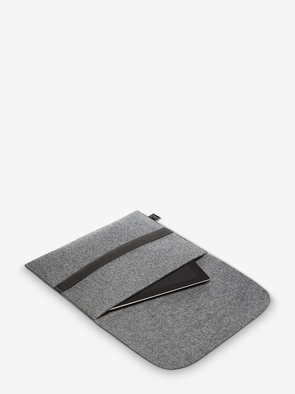 Mappe ModernClassic M anthrazit offen und gefuellt