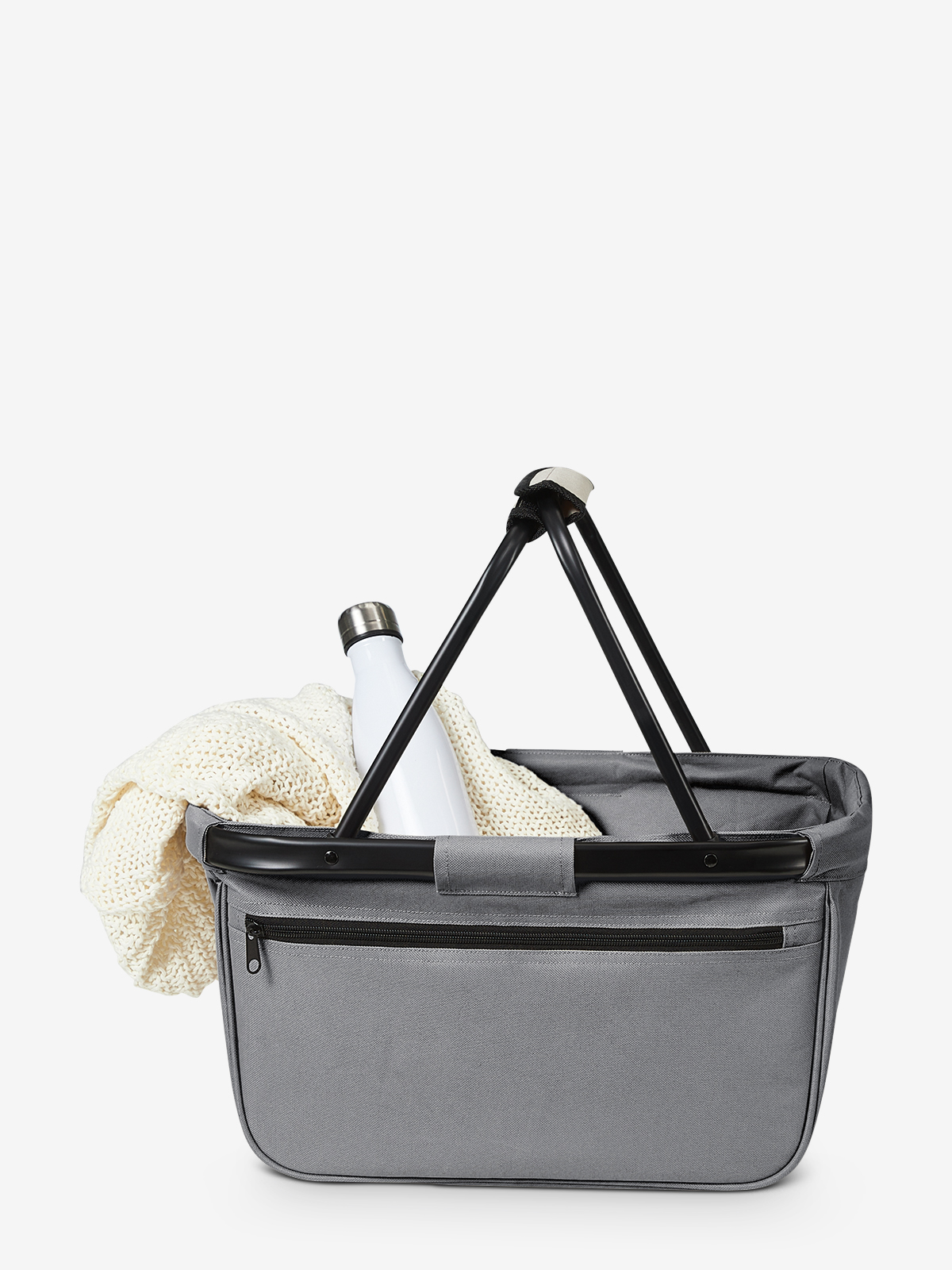 Shopper BLACKBASKET grau gefuellt