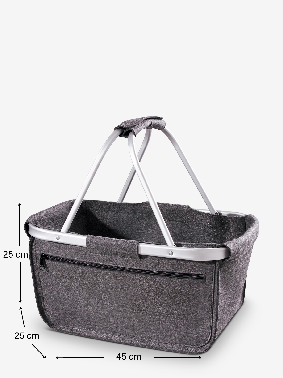 Abmessungen Filzshopper BASKET