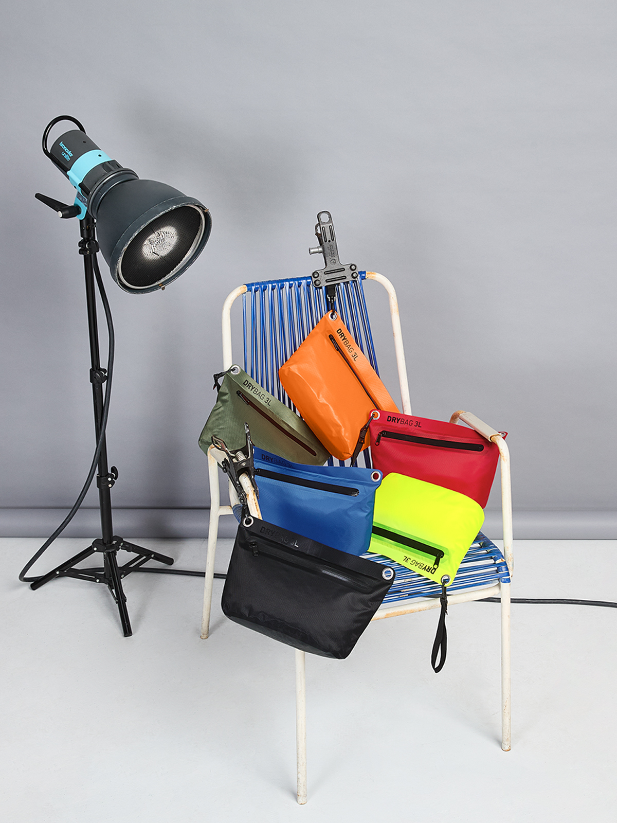 Reissverschluss-Tasche DRYBAG mit Model