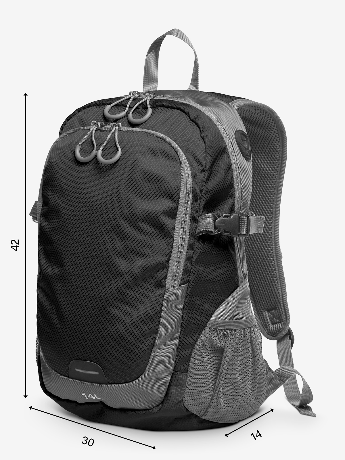 Abmessungen Rucksack STEP M