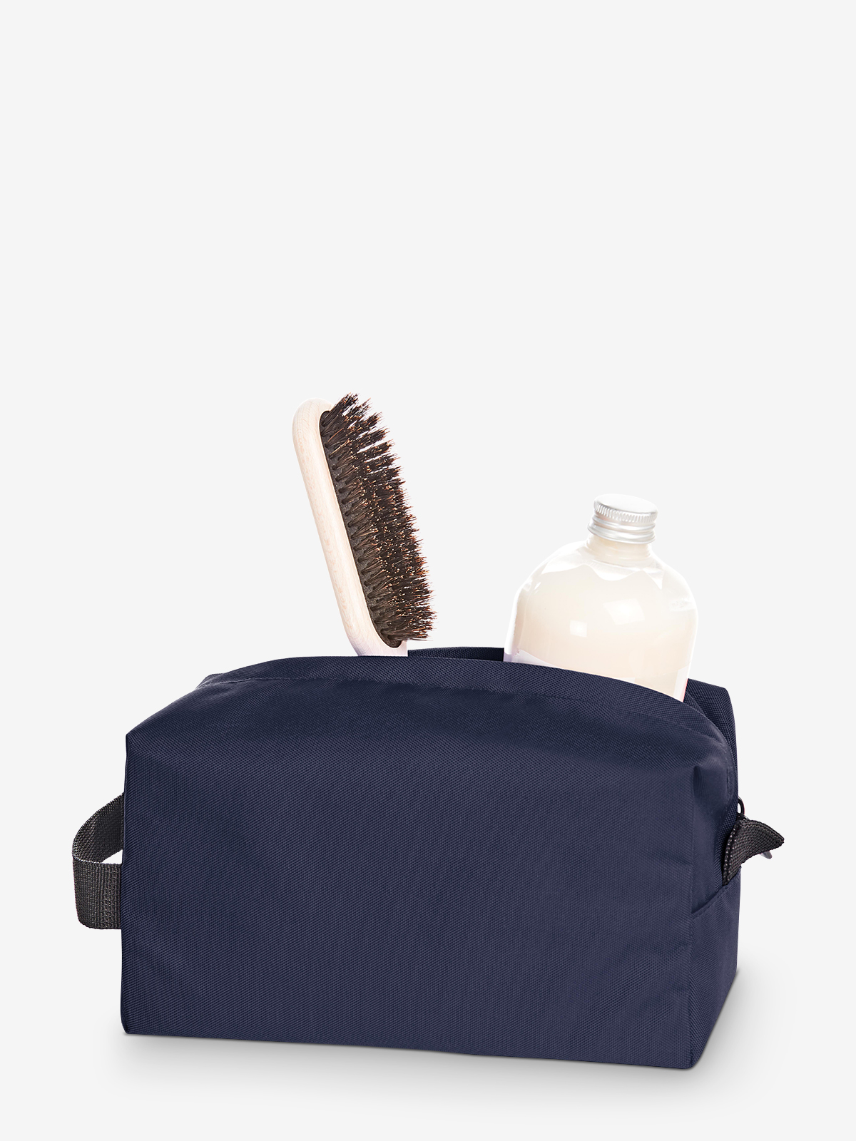 Reissverschluss-Tasche DAILY marine gefuellt