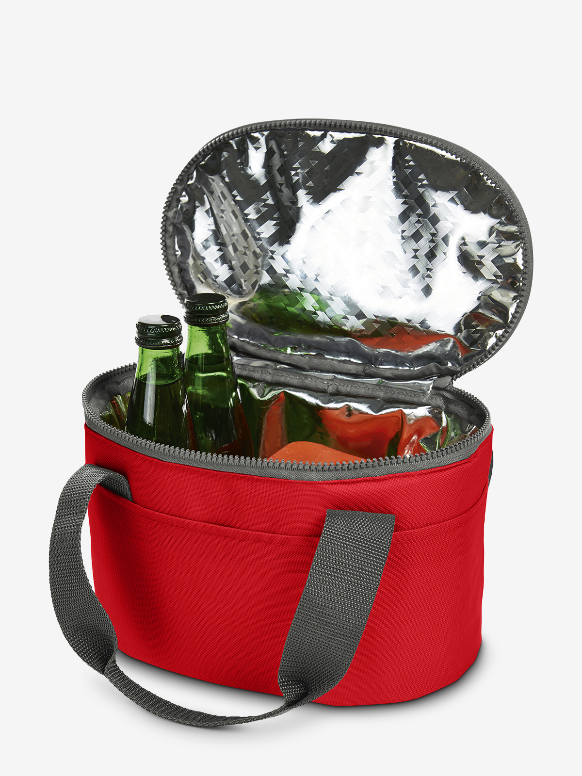 Lunchbag SOLUTION rot gefuellt
