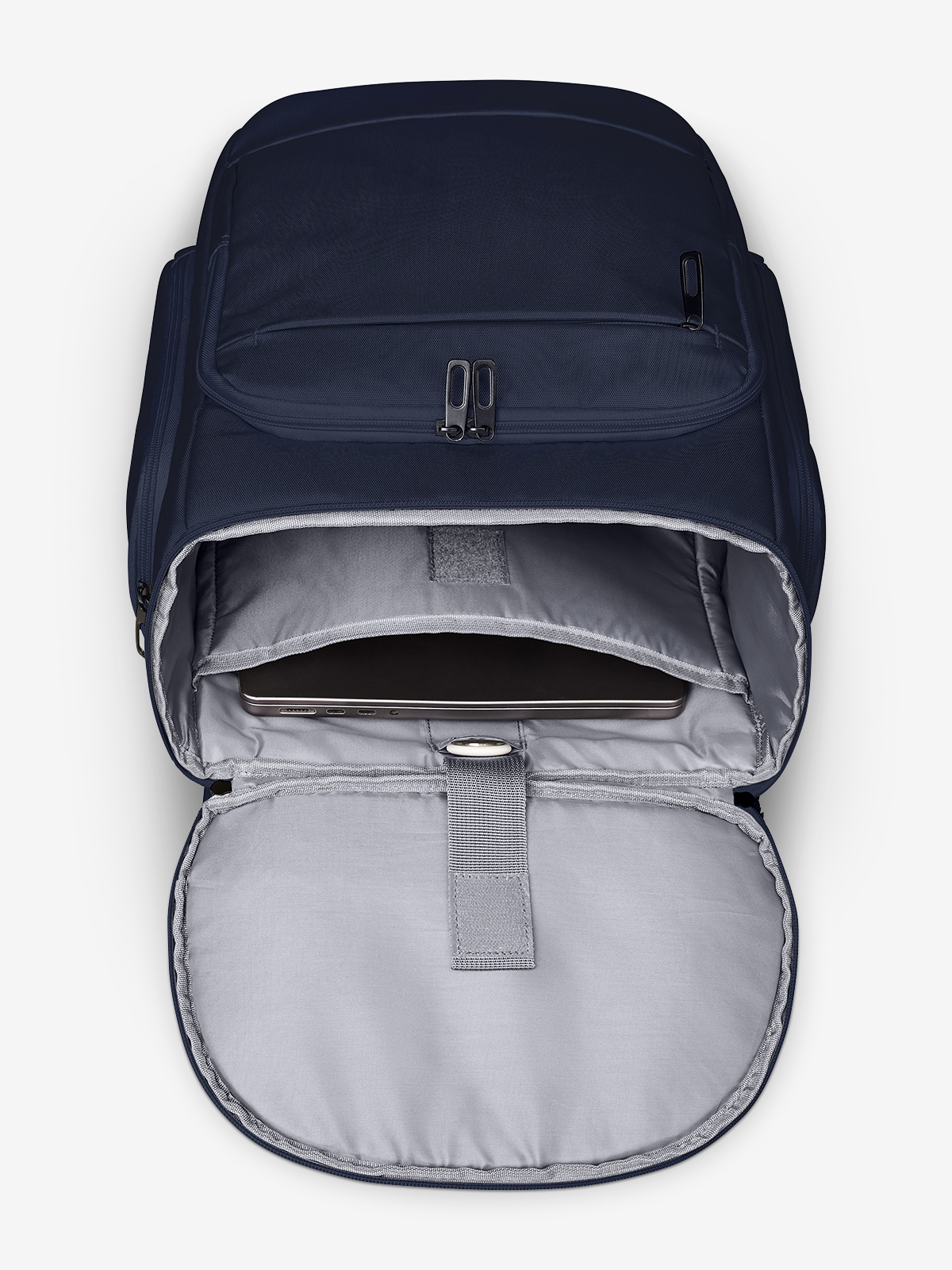Notebook-Rucksack SOLID marine gefuellt