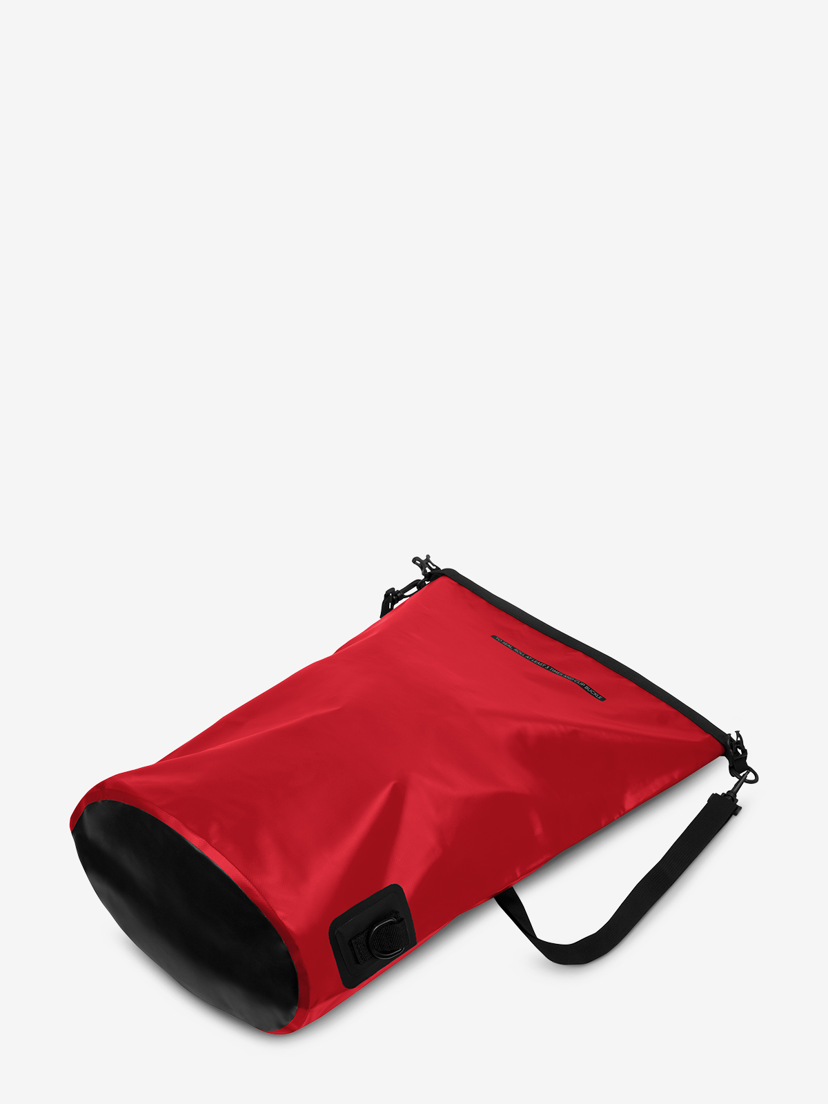 Drybag SPLASH 2 rot boden entfaltet