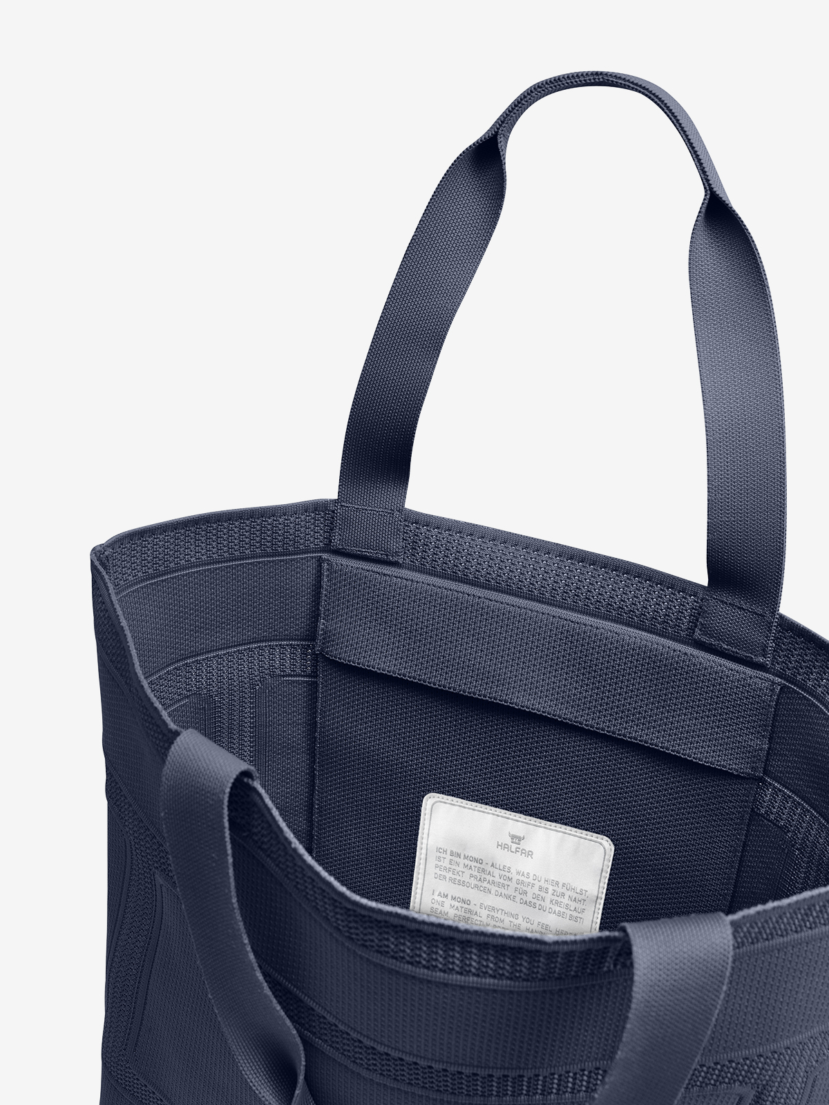 shopper MONO navy inside