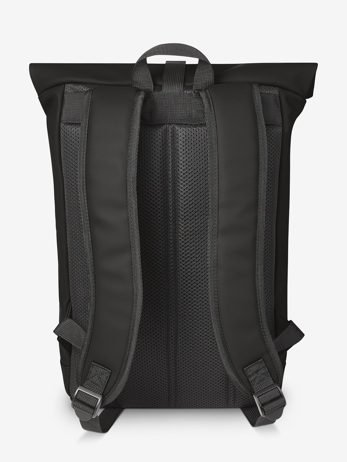 laptop backpack PURE black back