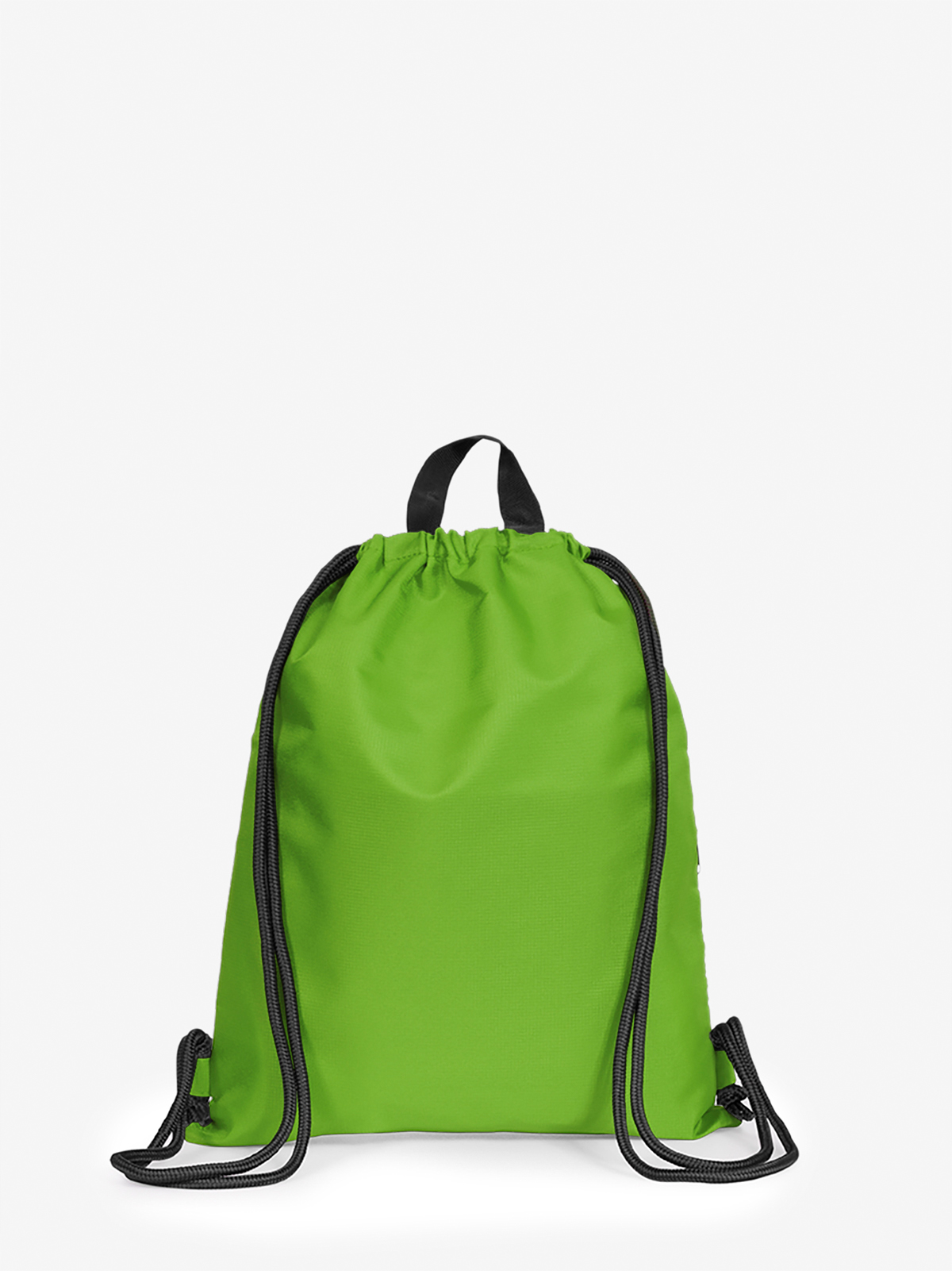 drawstring bag JOIN apple green back