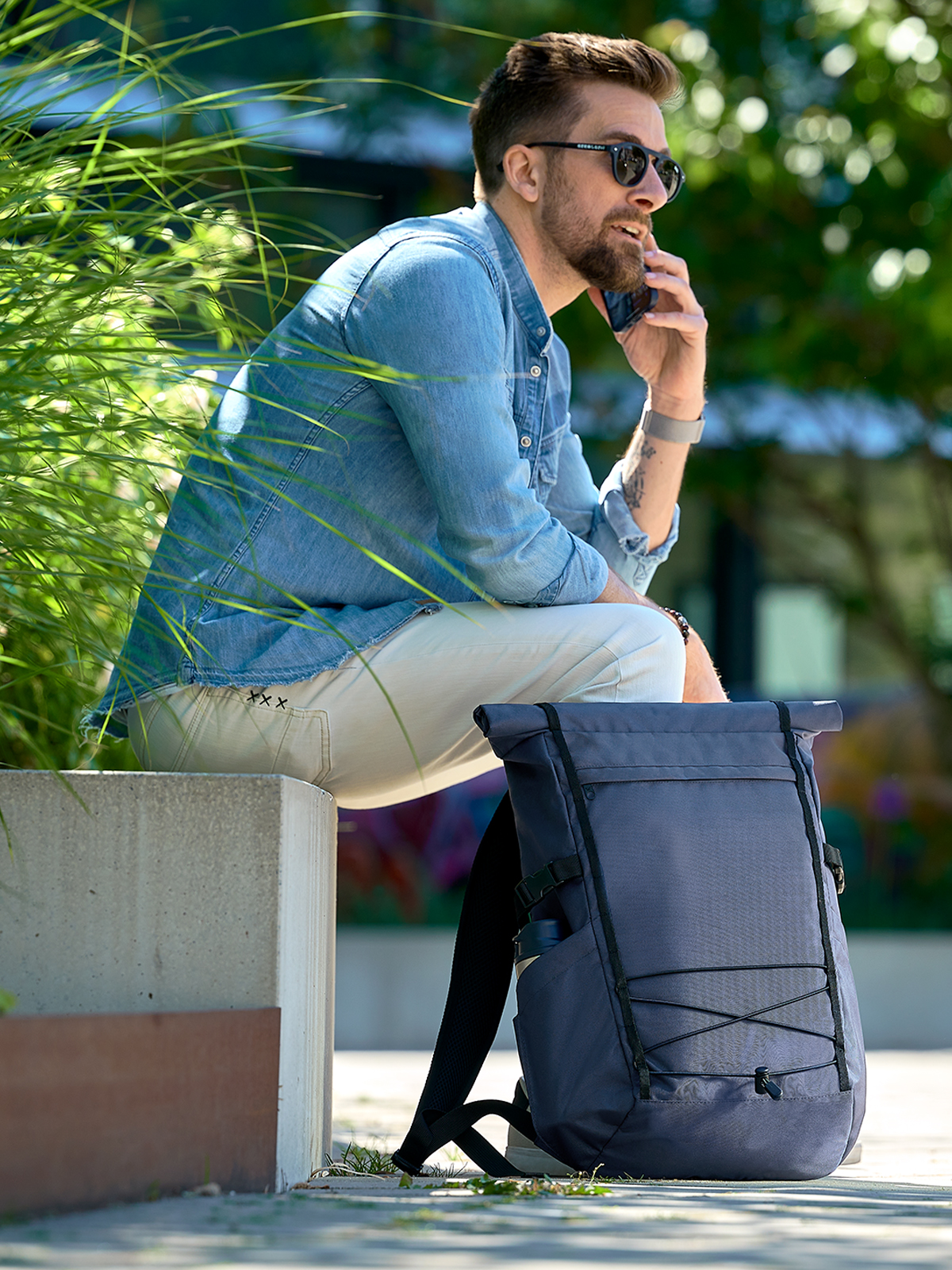 Notebook-Rucksack FLEX marine