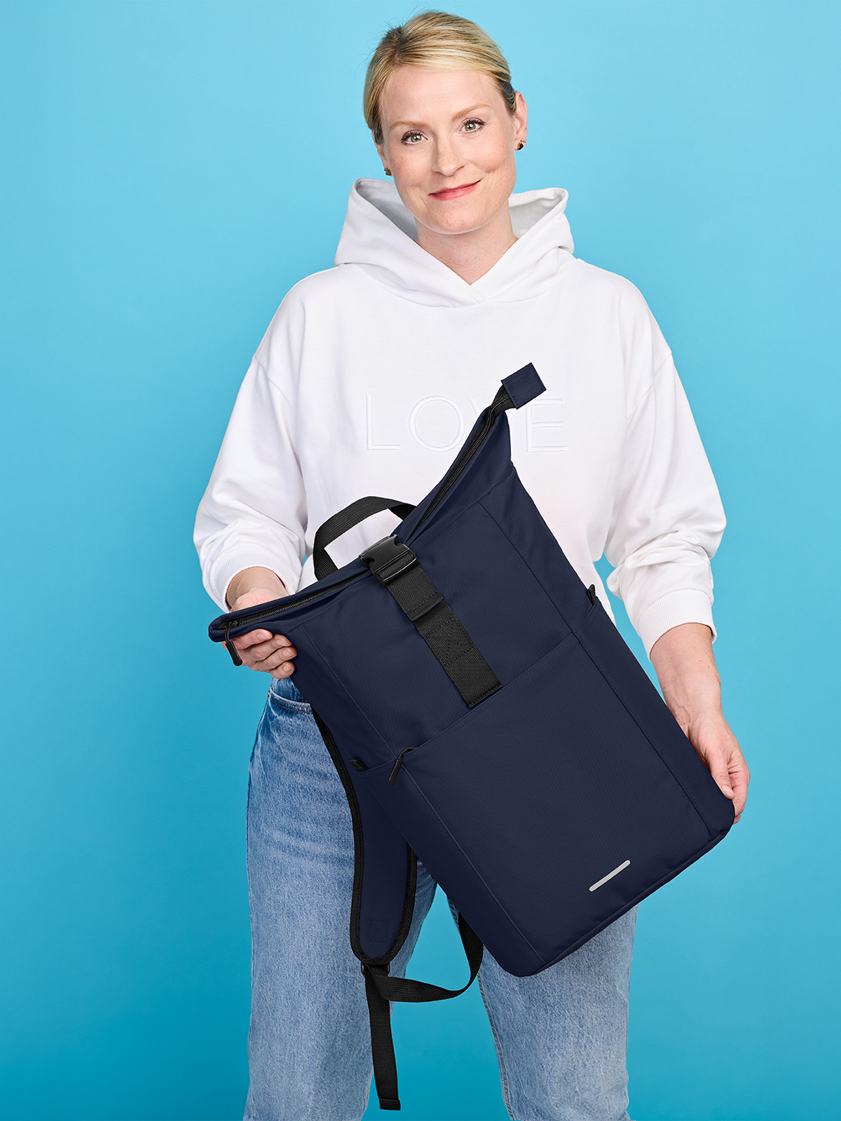 Rucksack BASIC marine mit Model